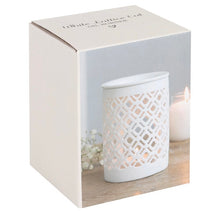 Load image into Gallery viewer, WHITE MATTE LATTICE CUT BURNER
